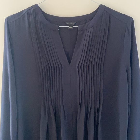 Ann Taylor Ruffle Blouse - Picture 2 of 9